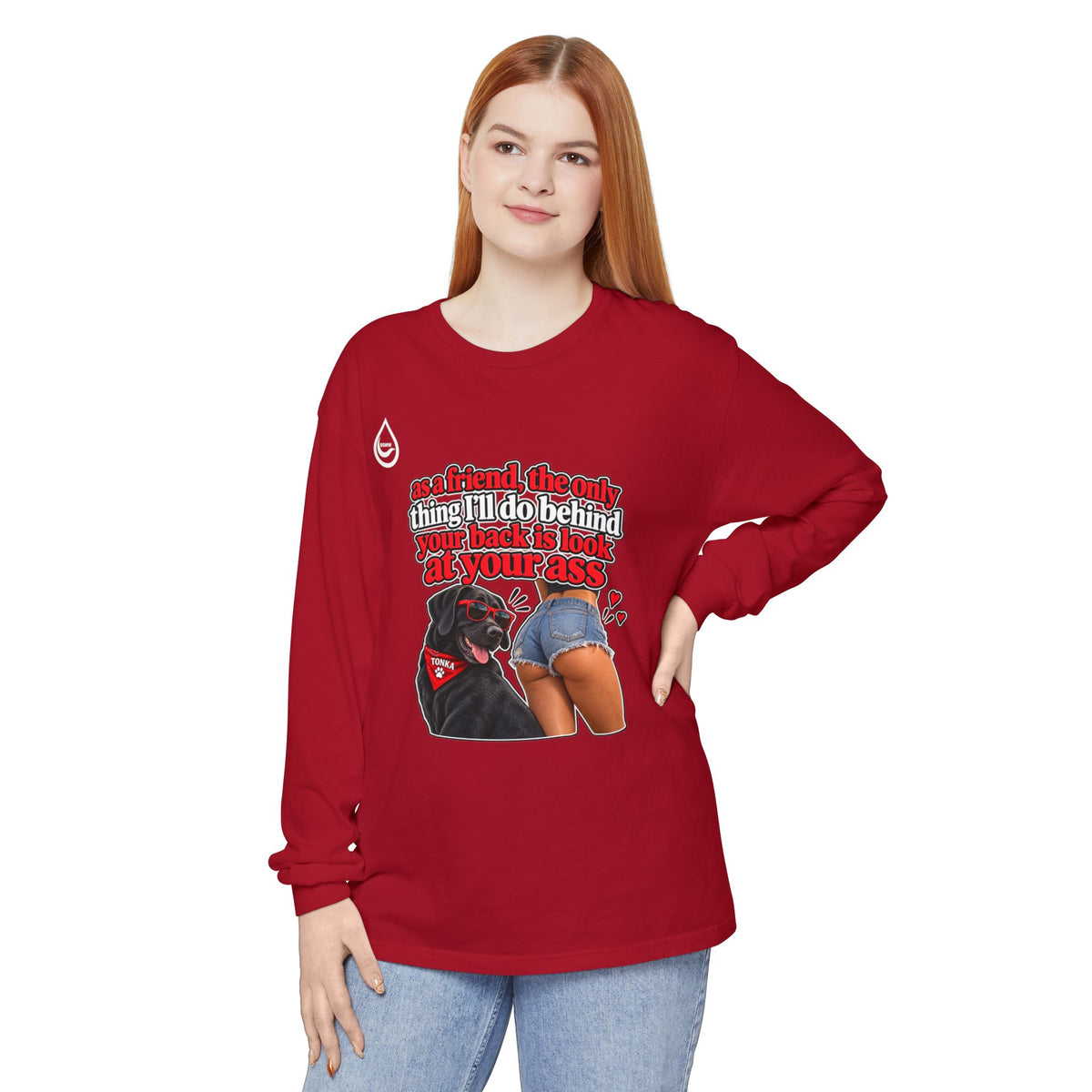 BS WETWEAR LABRADOR LOYALTY AND BOOTY APPRECIATION LONG SLEEVE T-SHIRT