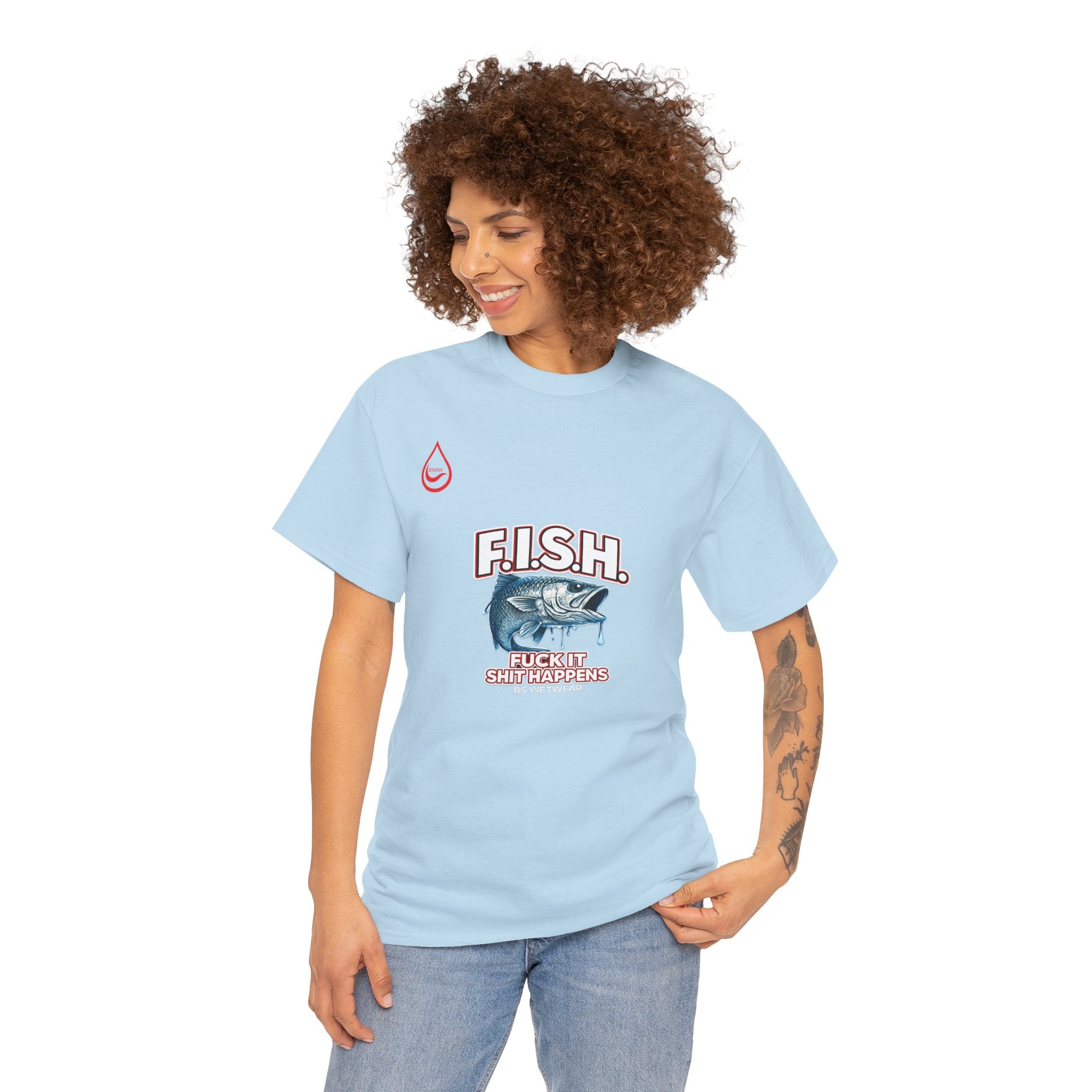 BS WETWEAR F.I.S.H. BLACKOUT T-SHIRT