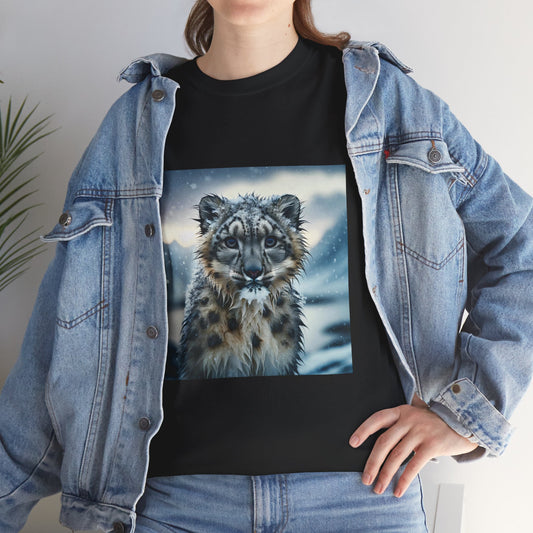 BS WETWEAR WET SNOW LEOPARD T-SHIRT