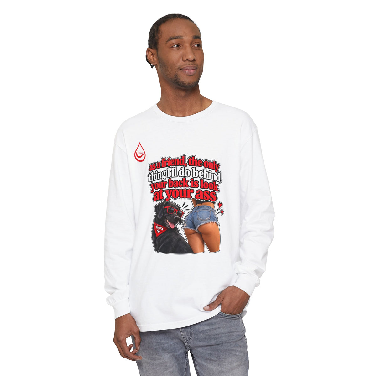 BS WETWEAR LABRADOR LOYALTY AND BOOTY APPRECIATION LONG SLEEVE T-SHIRT