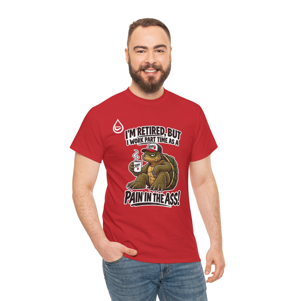 BS WETWEAR PROFESSIONAL RETIRED TROUBLEMAKER TURTLE T-SHIRT