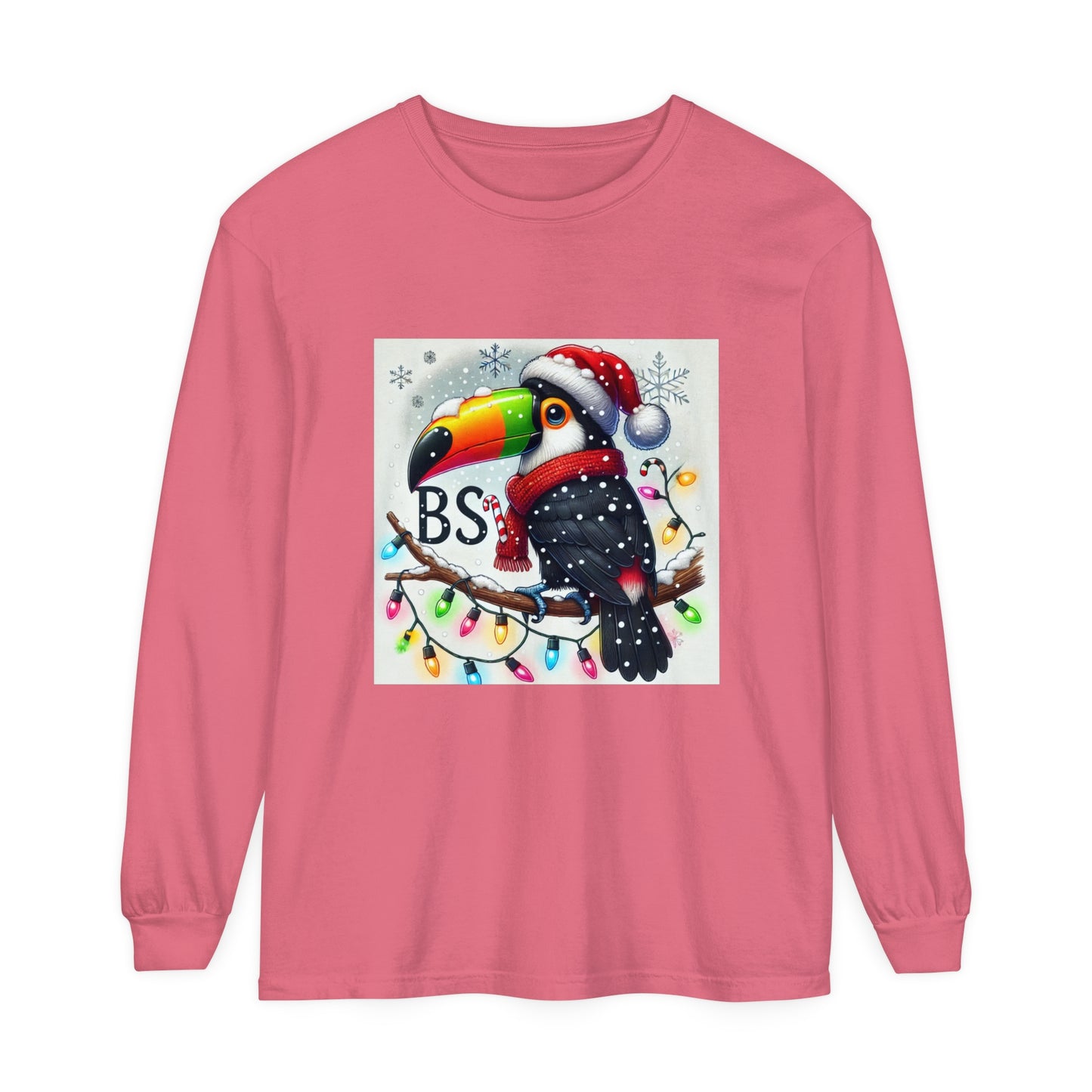 BS WETWEAR  CHRISTMAS TOUCAN LONGSLEEVE T-SHIRT