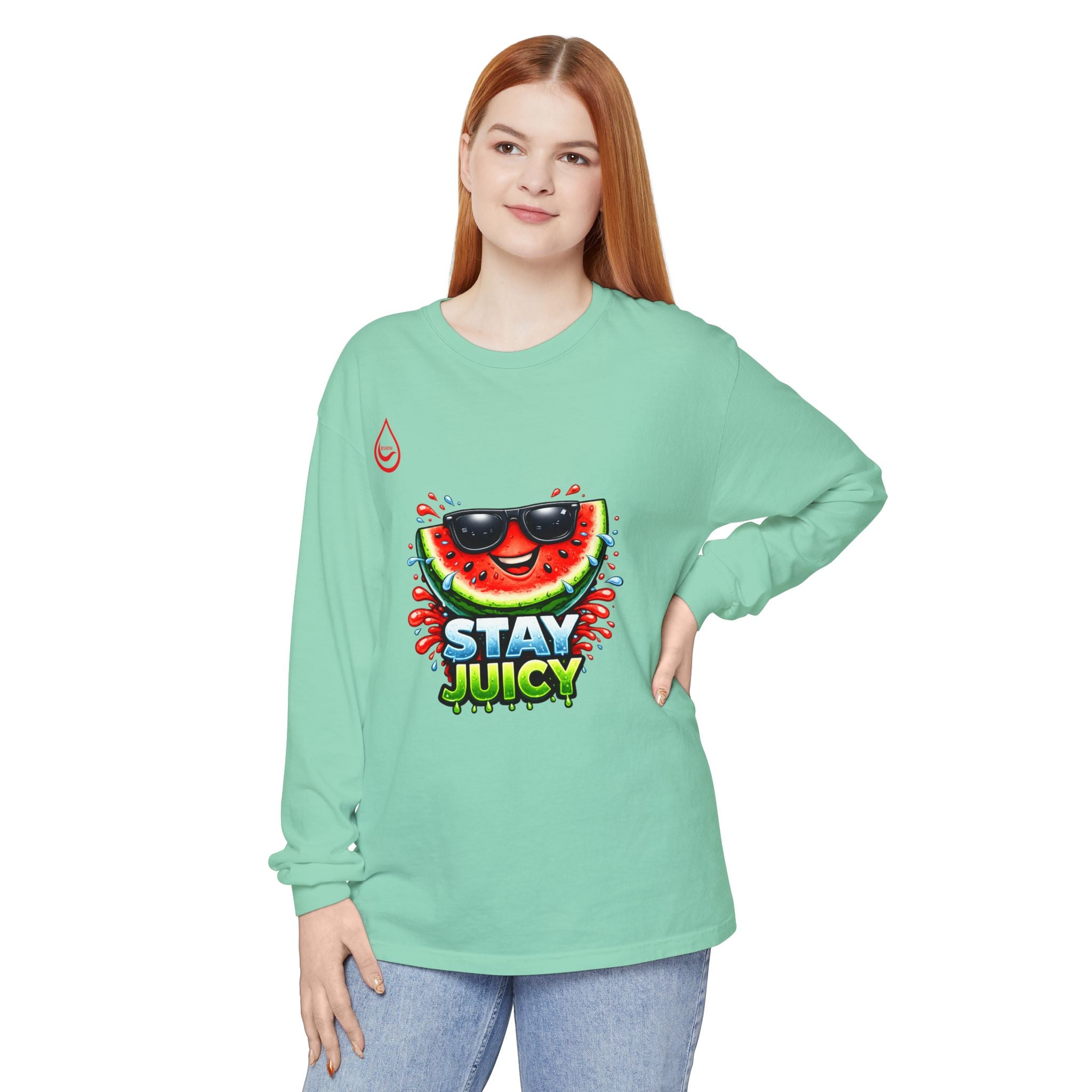 BS WETWEAR STAY JUICY LONG SLEEVE T-SHIRT