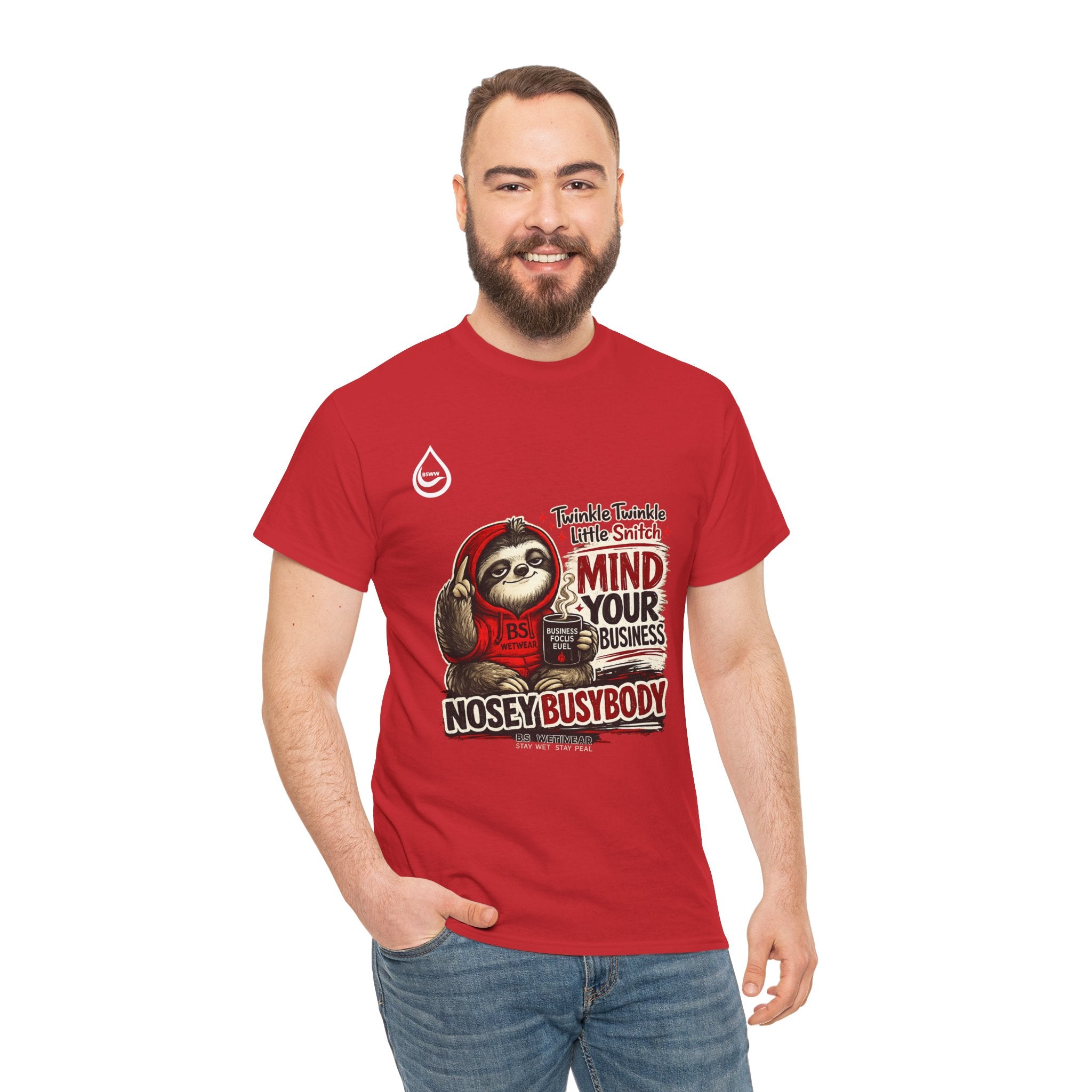 BS WETWEAR COFFEE FIRST GOSSIP NEVER T-SHIRT (PG)