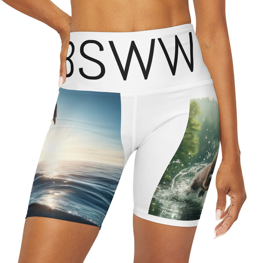 BSWW DOLPHIN / OTTER YOGA SHORTS