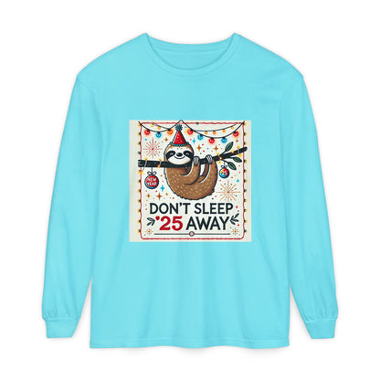 BS WETWEAR STAY AWAKE SLOTH  LONGSLEEVE T-SHIRT