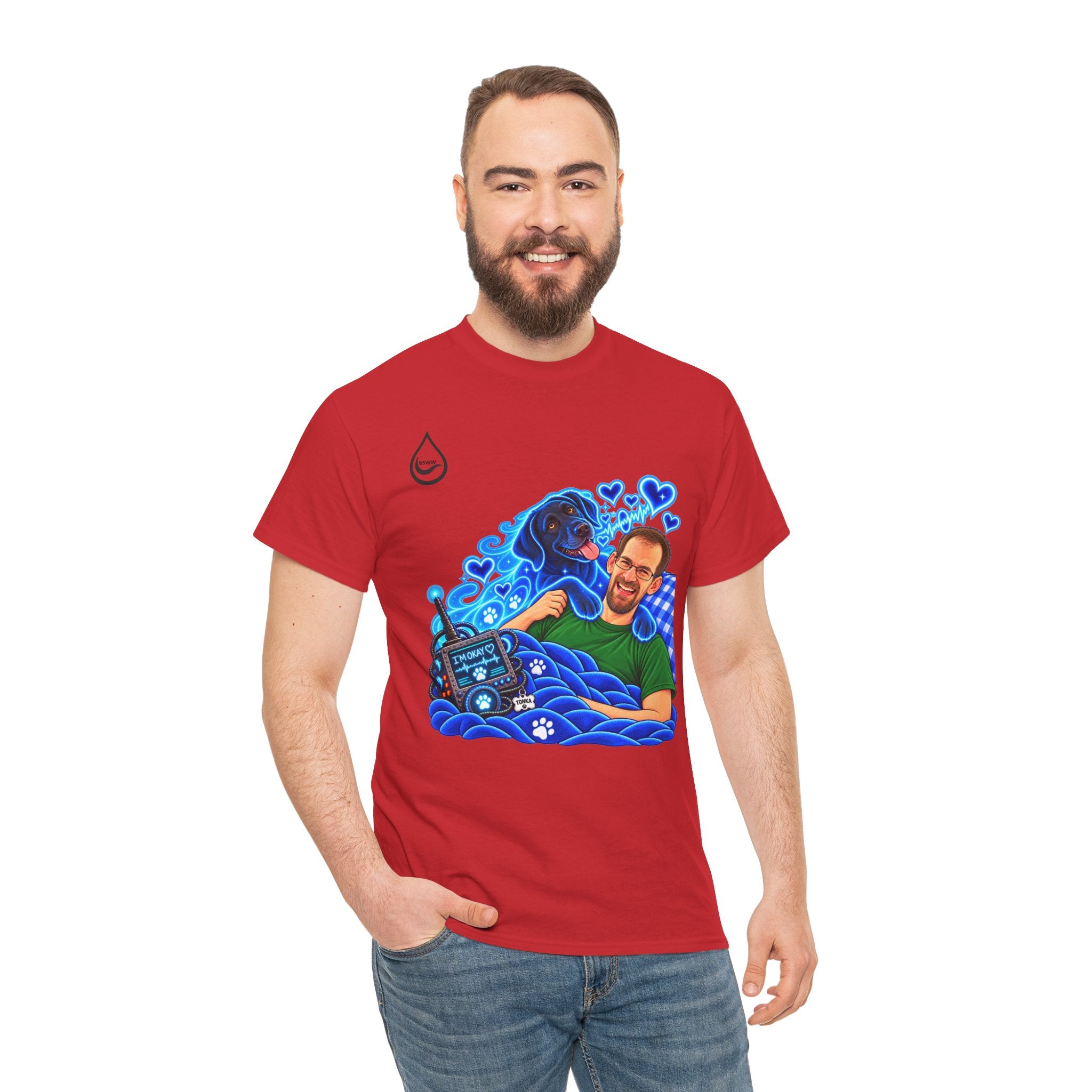 BS WETWEAR MY DOG IS BETTER THAN MEDICINE T-SHIRT
