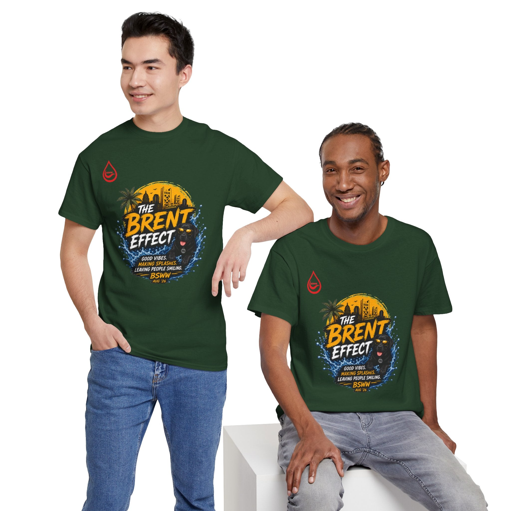 BS WETWEAR THE BRENT EFFECT LEGENDARY VIBES T-SHIRT