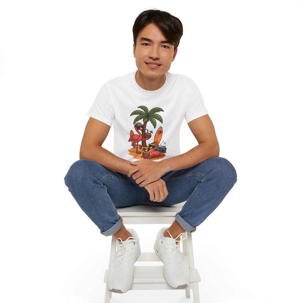 BS WETWEAR FLAMINGO FIESTA MODE T-SHIRT