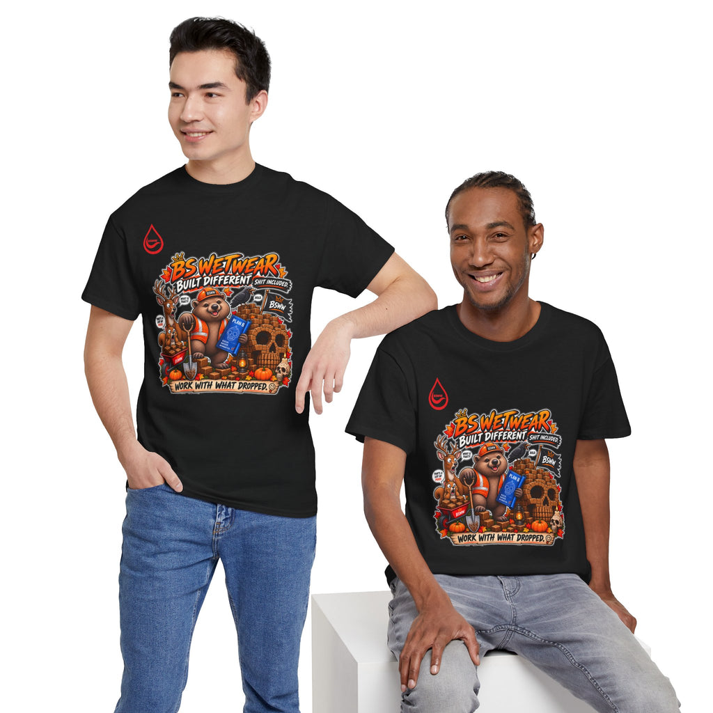 BS WETWEAR POOP SKULL T-SHIRT