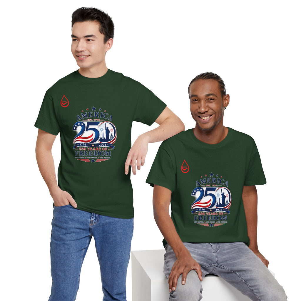 BS WETWEAR AMERICA 250 YEARS OF FREEDOM T-SHIRT