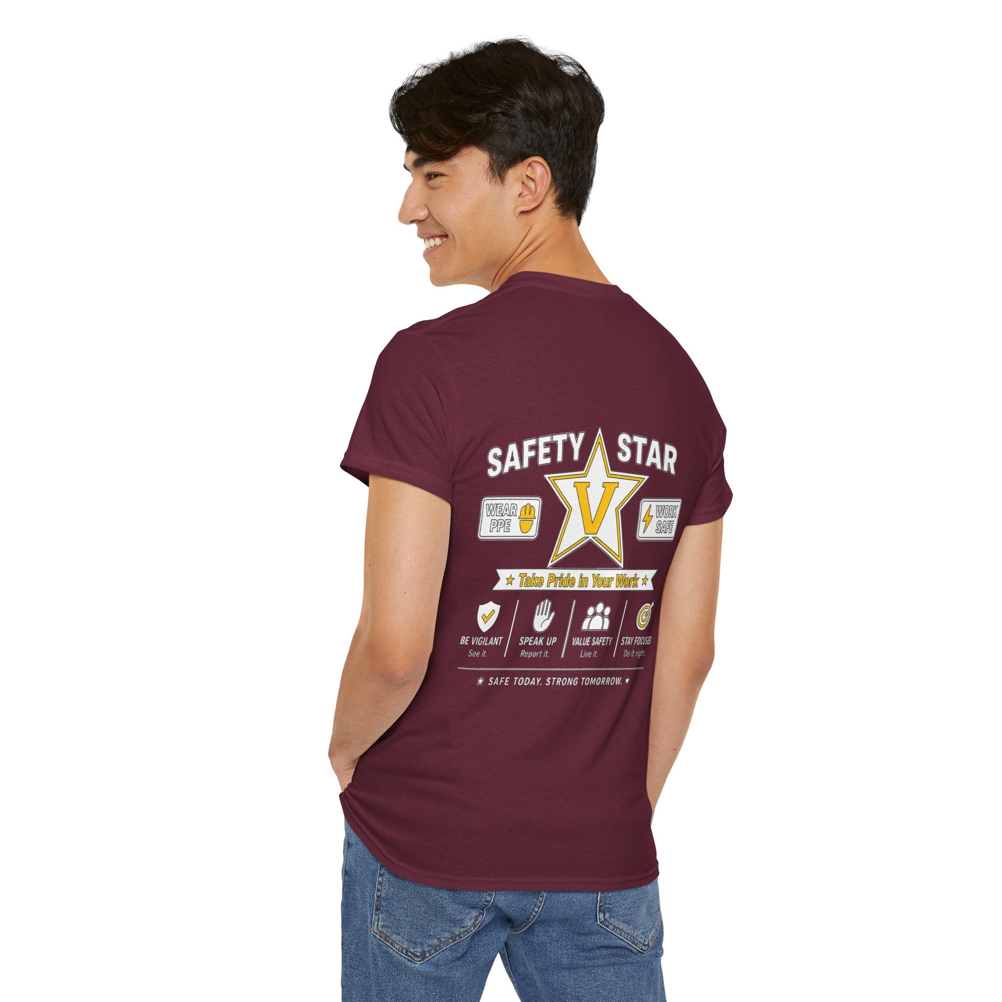 BS WETWEAR SAFETY STAR V T-SHIRT