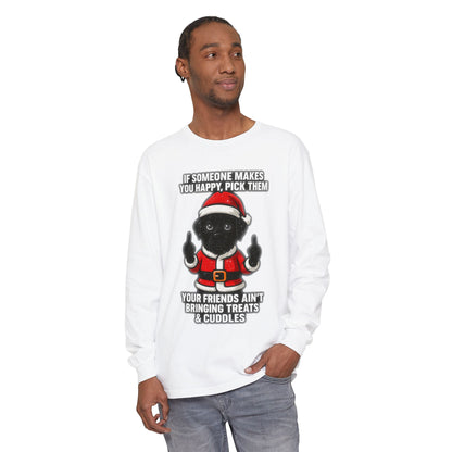 BS WETWEAR  SANTA PAWS: WET, WILD & NAUGHTY LONG SLEEVE T-SHIRT