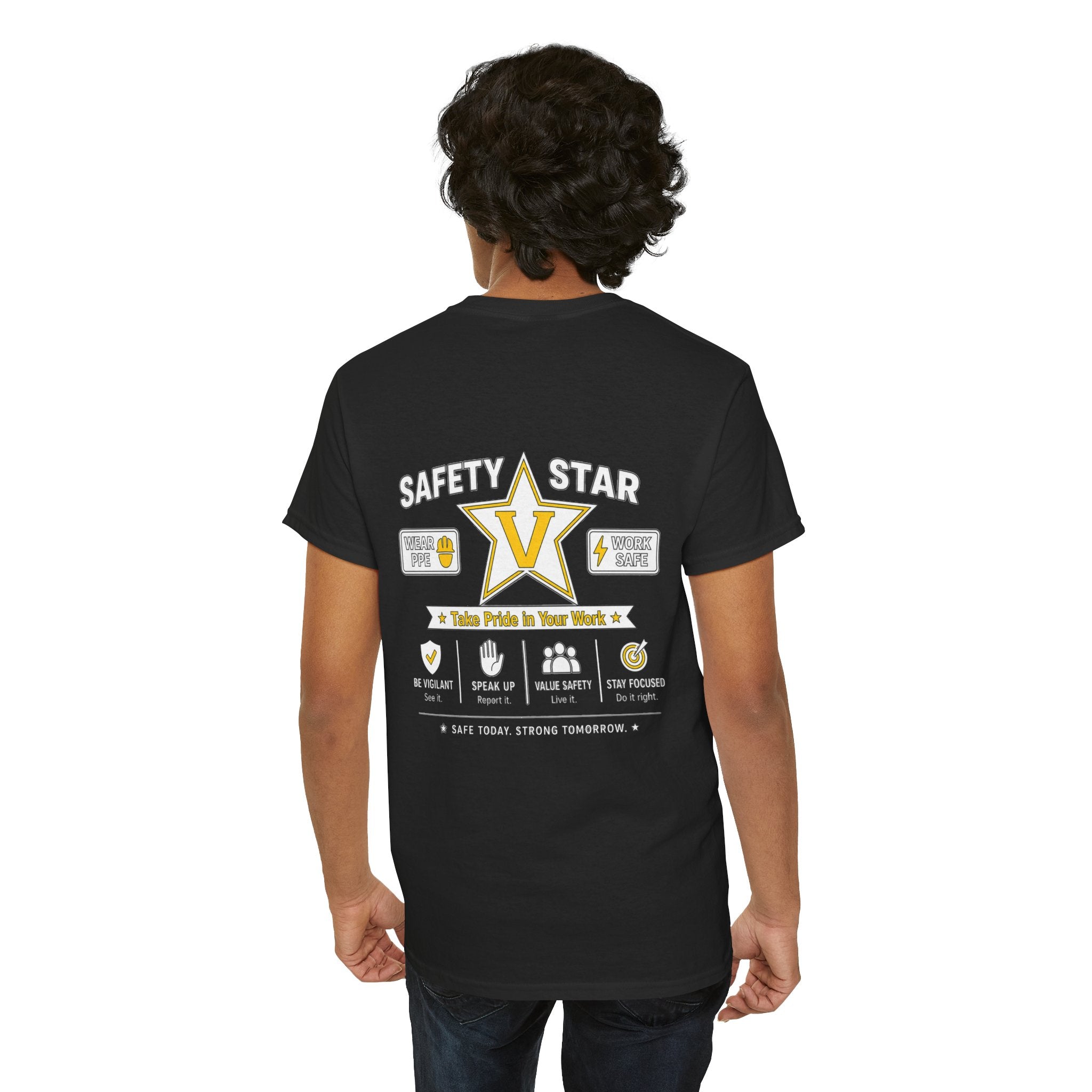 BS WETWEAR SAFETY STAR V T-SHIRT