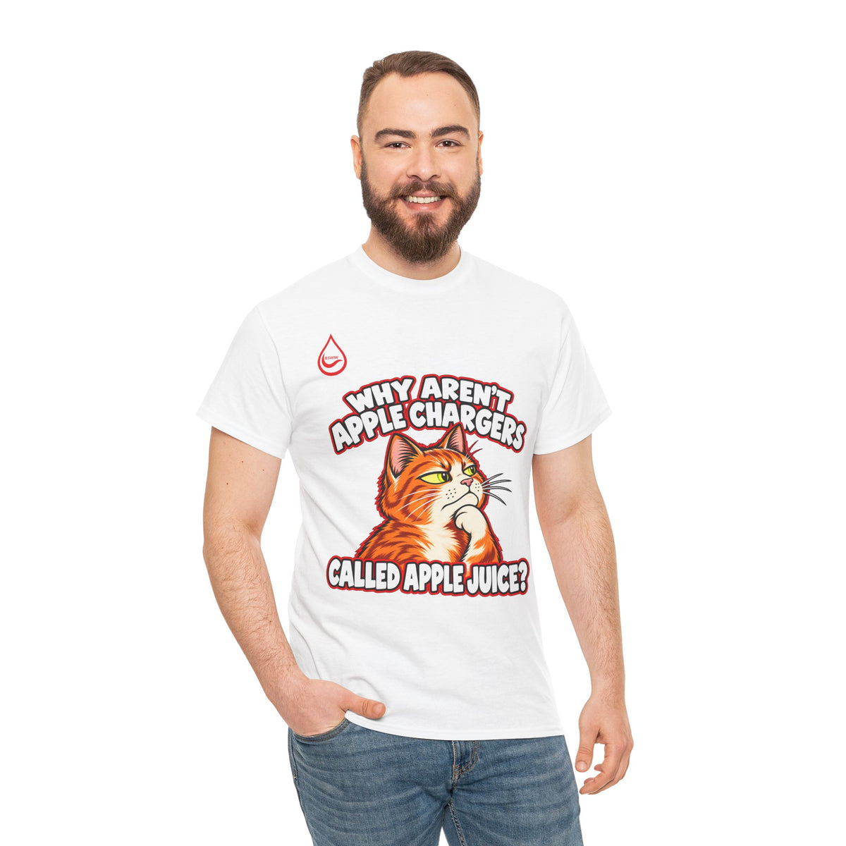 BS WETWEAR APPLE JUICE MAKES TOO MUCH SENSE T-SHIRT