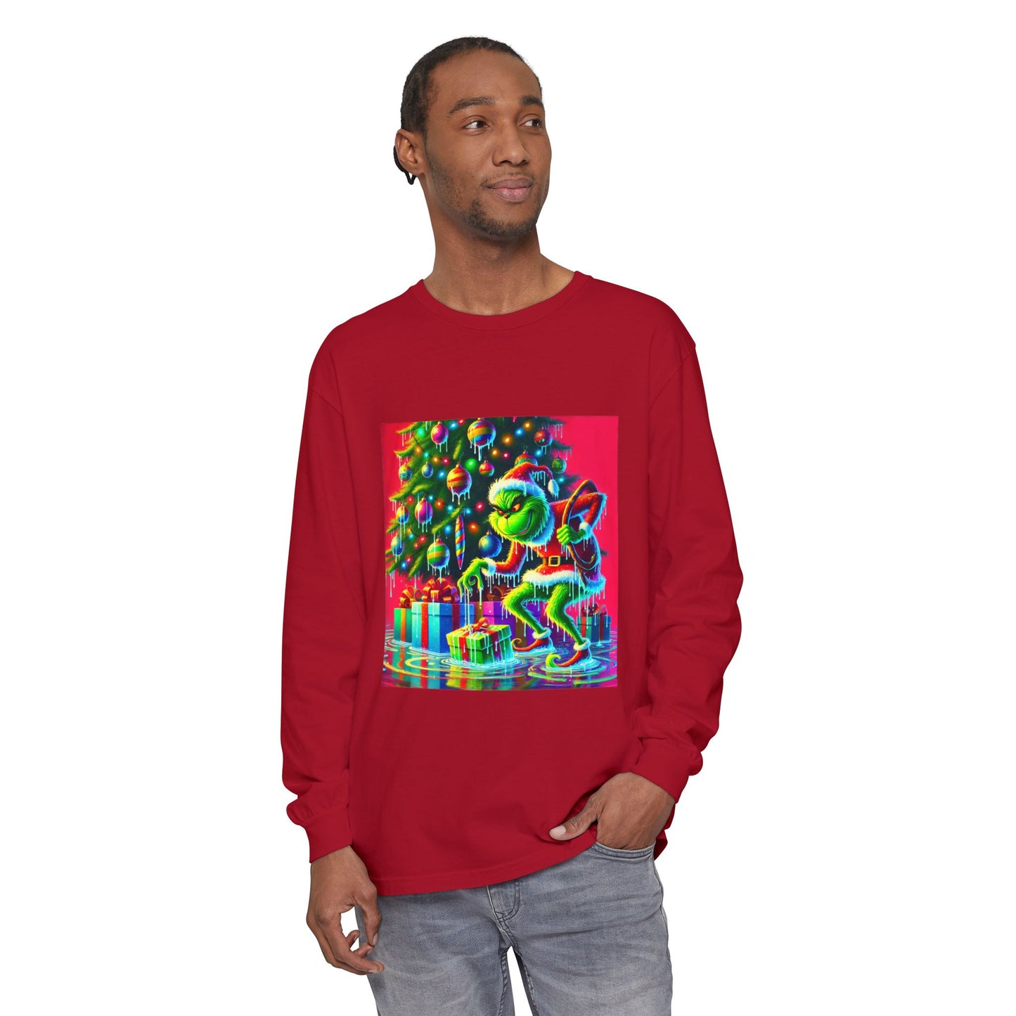 BS WETWEAR GRINCHMAS SOAKED IN STYLE LONGSLEEVE T-SHIRT