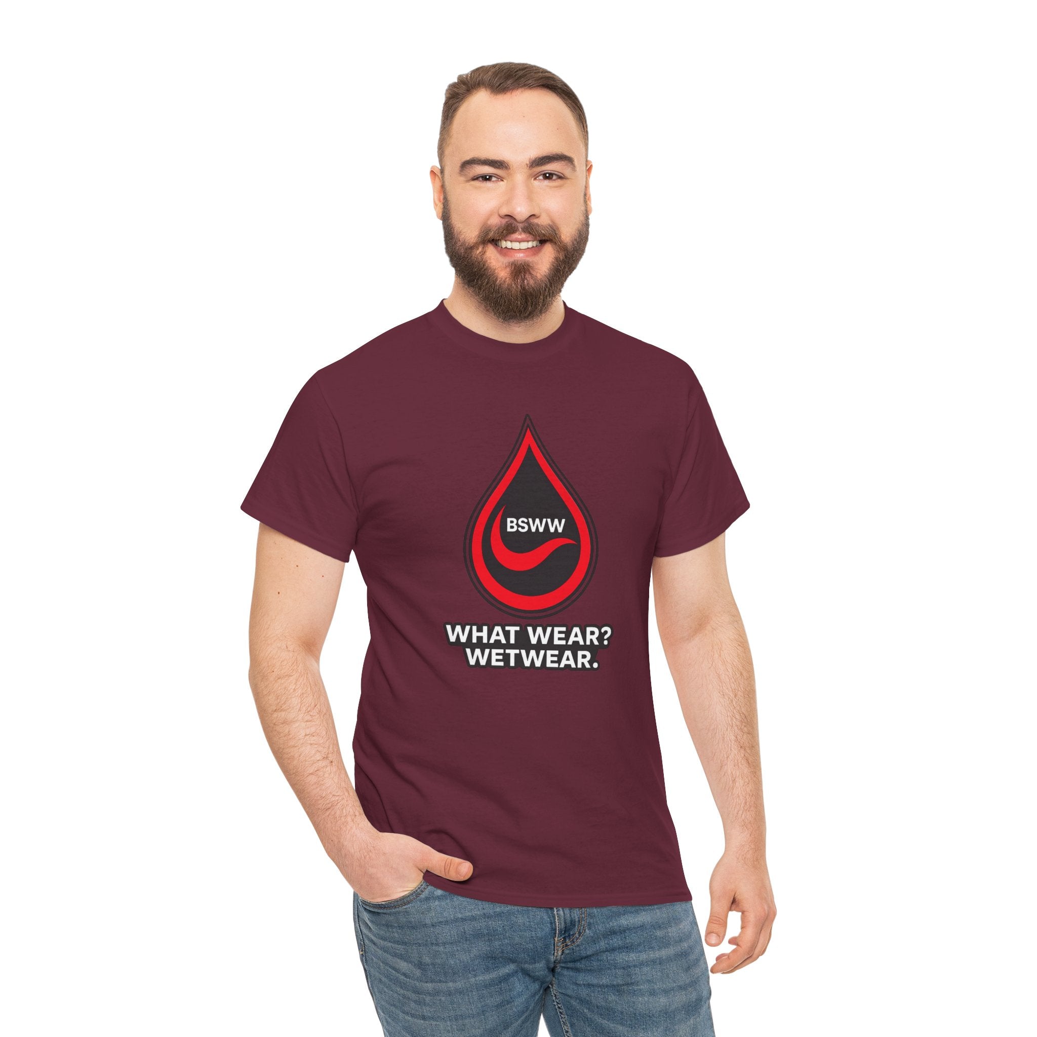 BS WETWEAR RED DROP T-SHIRT