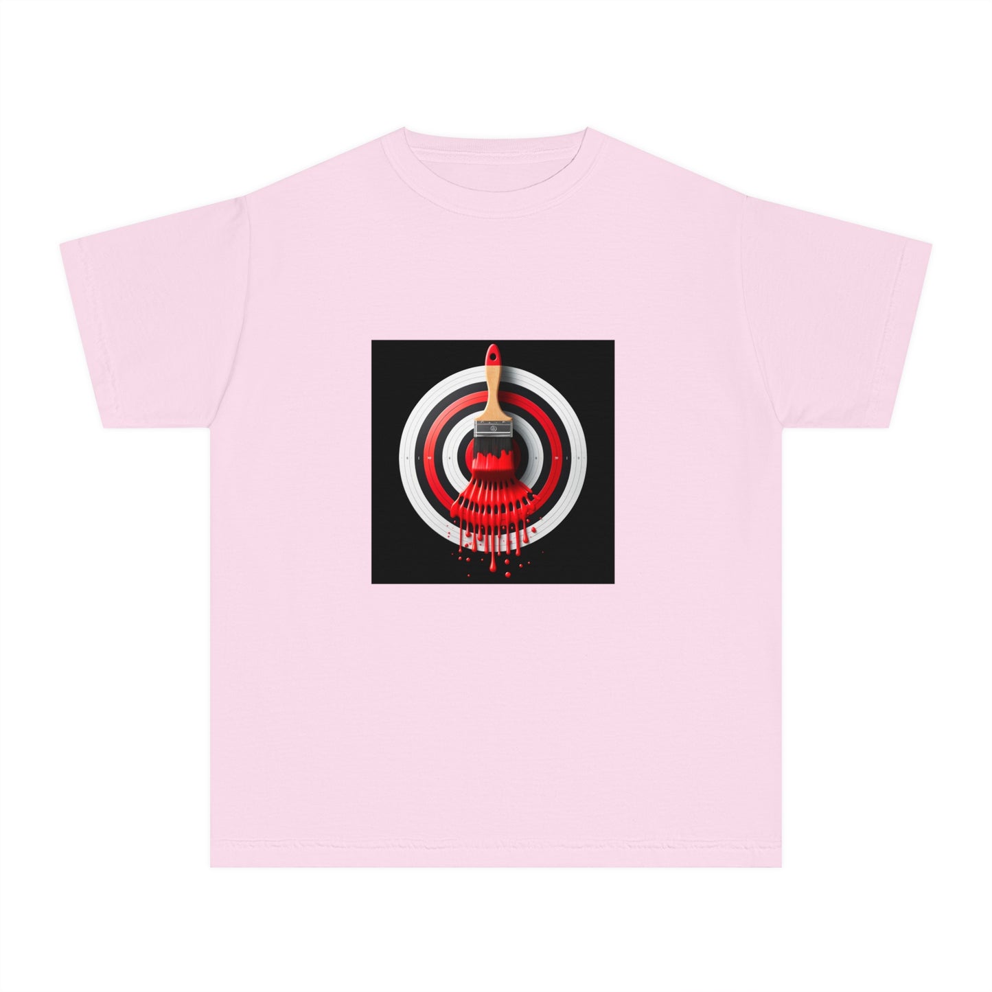 KIDS WET BULLSEYE PAINT BRUSH TEE