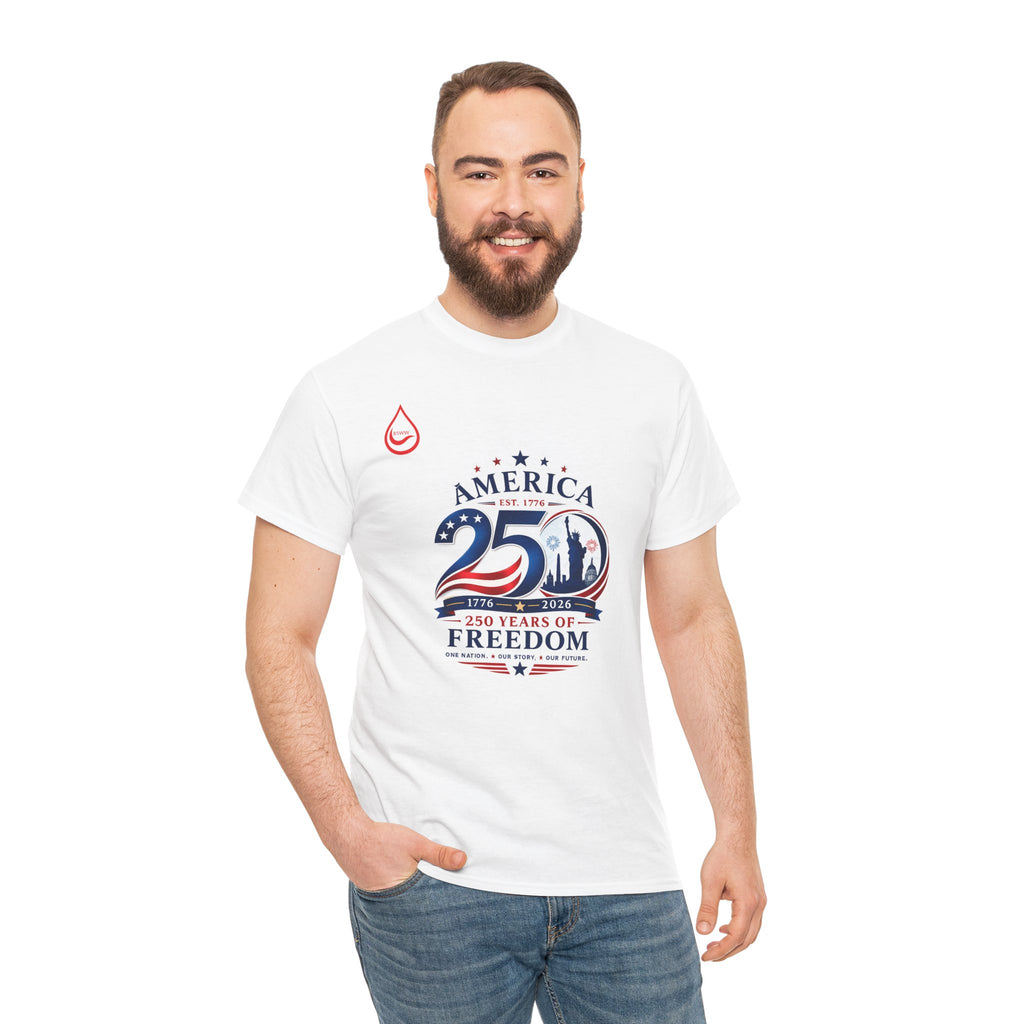 BS WETWEAR AMERICA 250 YEARS OF FREEDOM T-SHIRT