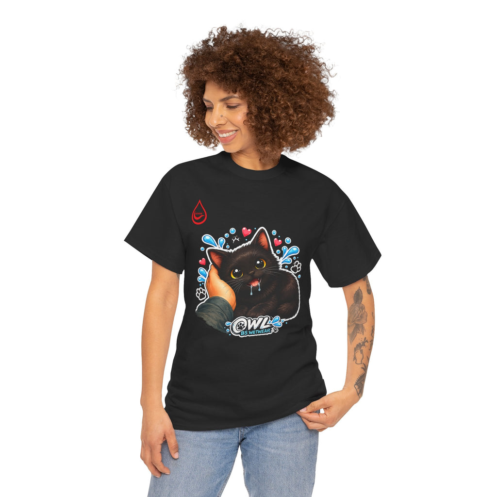 BS WETWEAR SMALL CAT BIG FEELINGS T-SHIRT