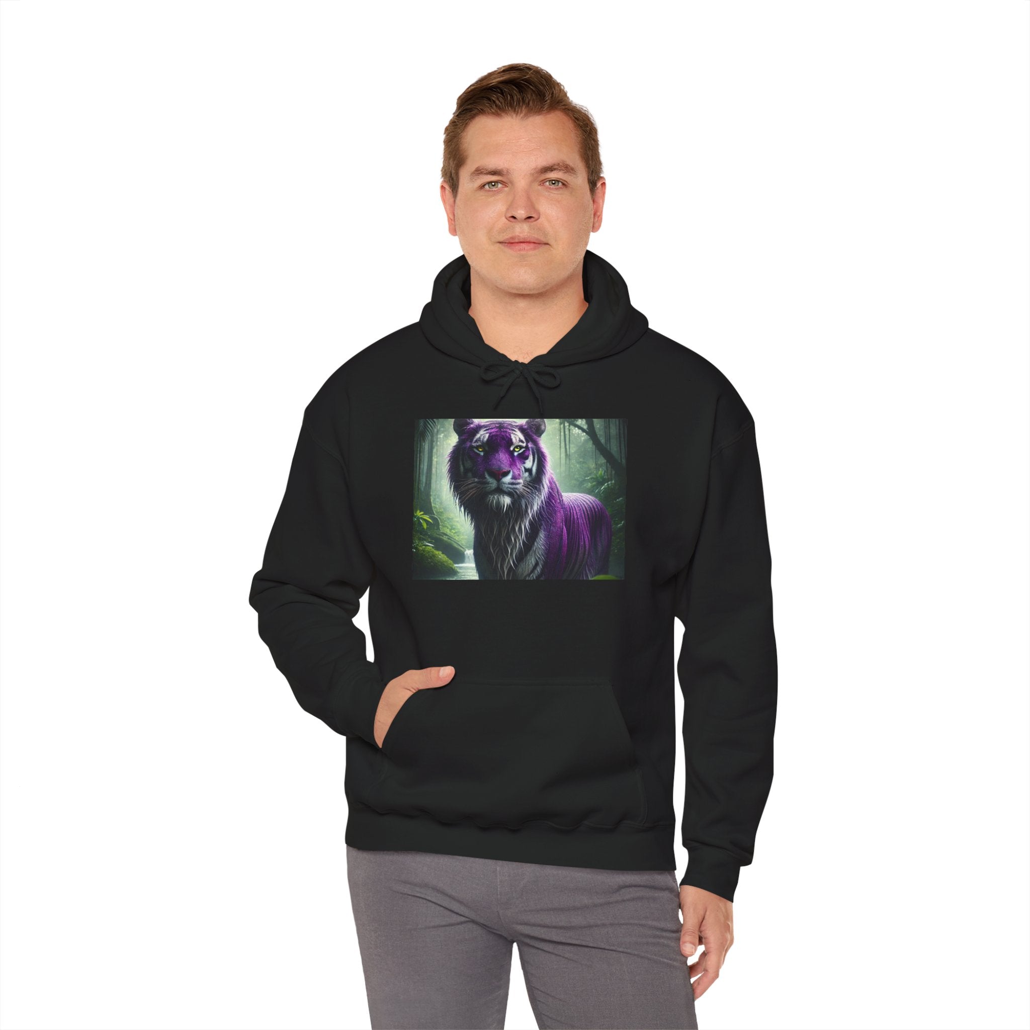 BS WETWEAR WET MAJESTIC PURPLE TIGER HOODIE