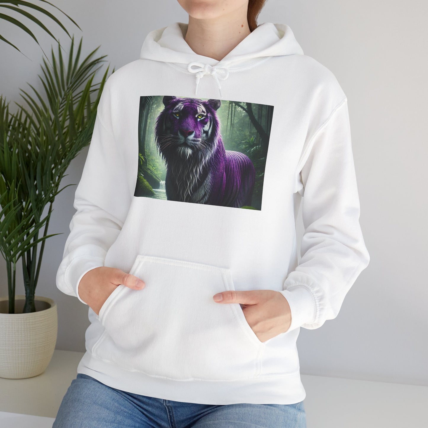 BS WETWEAR WET MAJESTIC PURPLE TIGER HOODIE