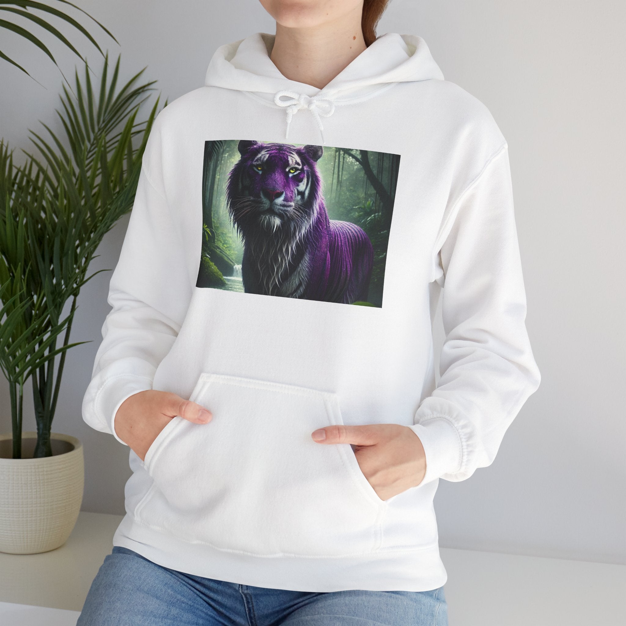 BS WETWEAR WET MAJESTIC PURPLE TIGER HOODIE
