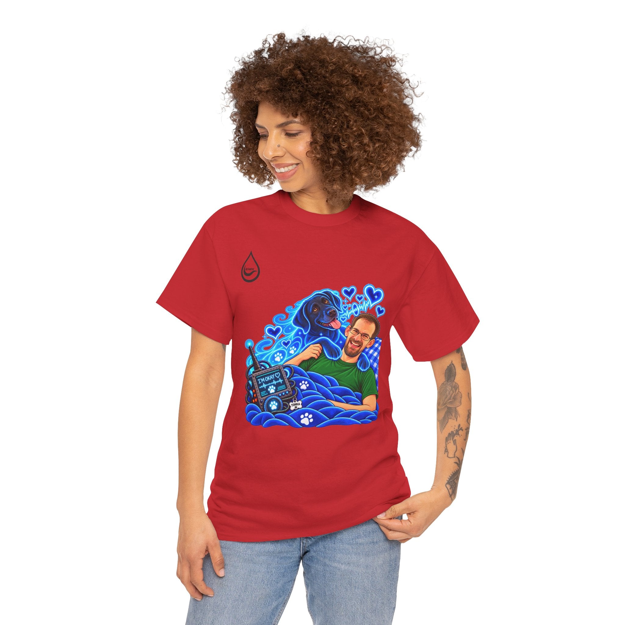 BS WETWEAR MY DOG IS BETTER THAN MEDICINE T-SHIRT