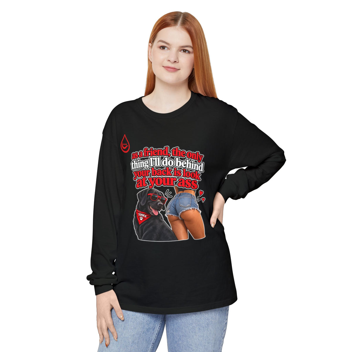 BS WETWEAR LABRADOR LOYALTY AND BOOTY APPRECIATION LONG SLEEVE T-SHIRT