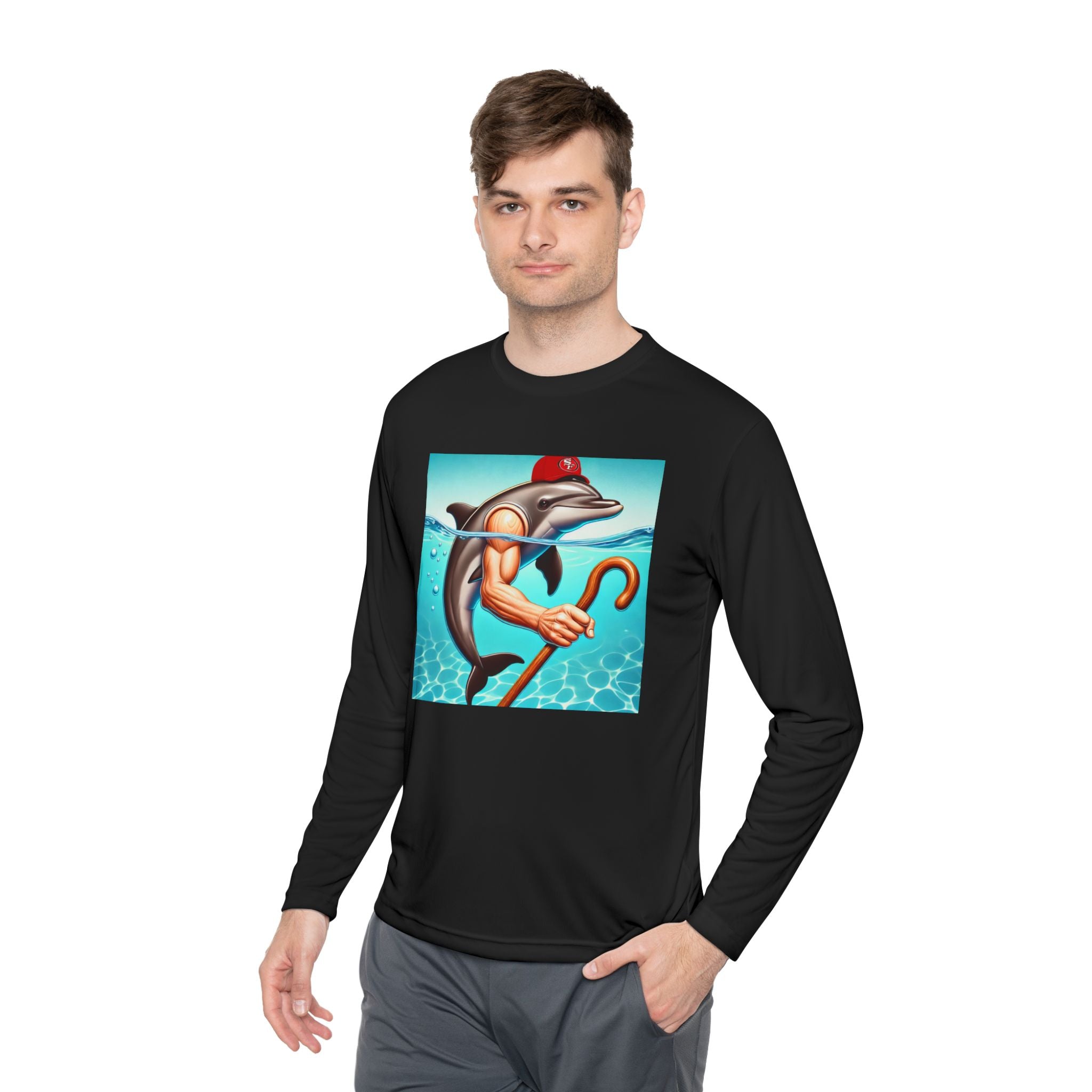 BS WETWEAR WET DADDY DOLPH LONGSLEEVE T-SHIRT
