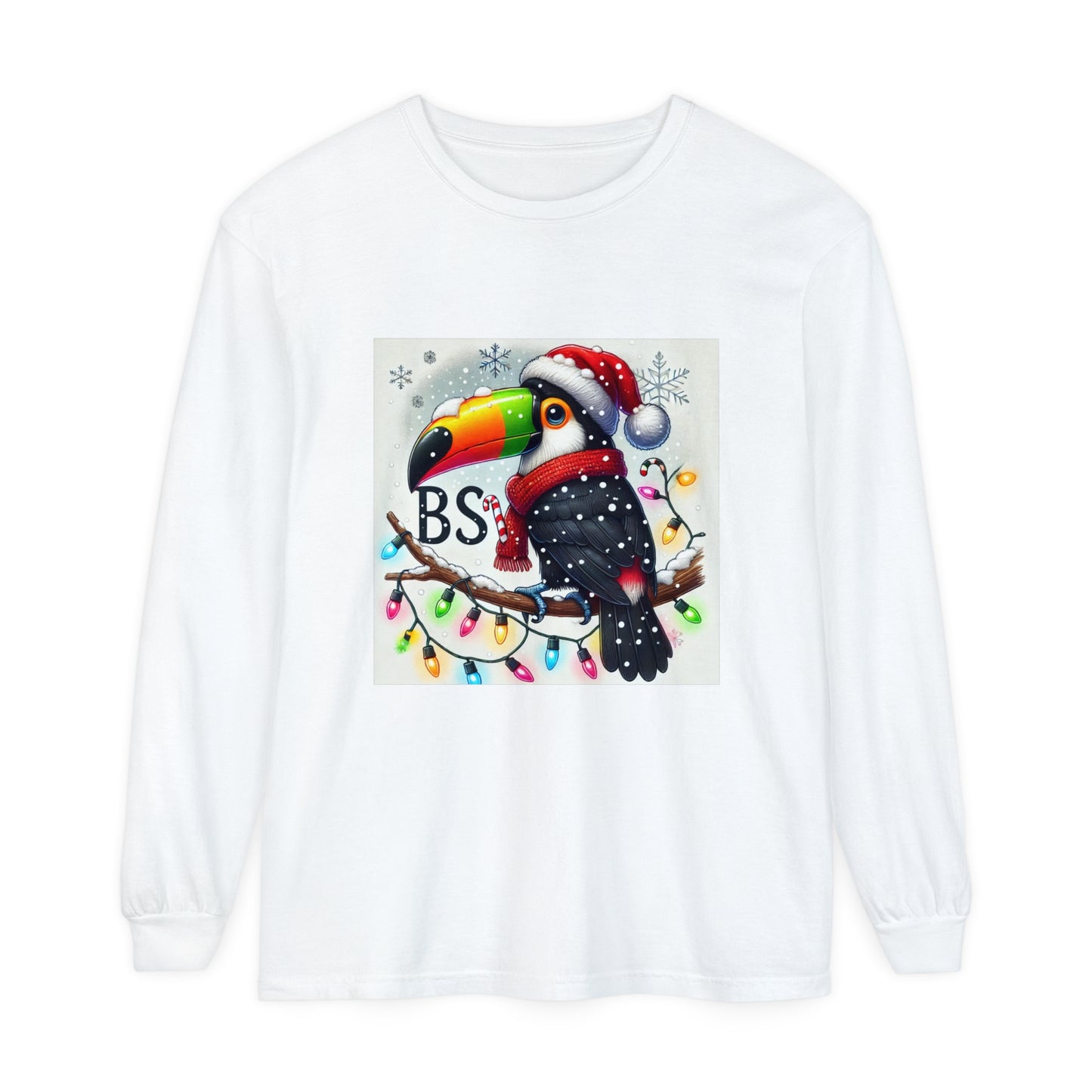 BS WETWEAR  CHRISTMAS TOUCAN LONGSLEEVE T-SHIRT