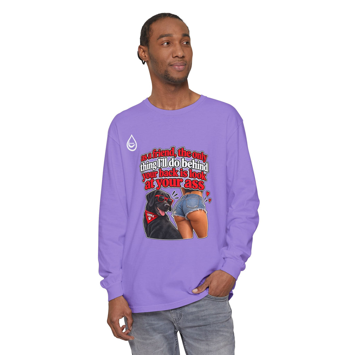 BS WETWEAR LABRADOR LOYALTY AND BOOTY APPRECIATION LONG SLEEVE T-SHIRT