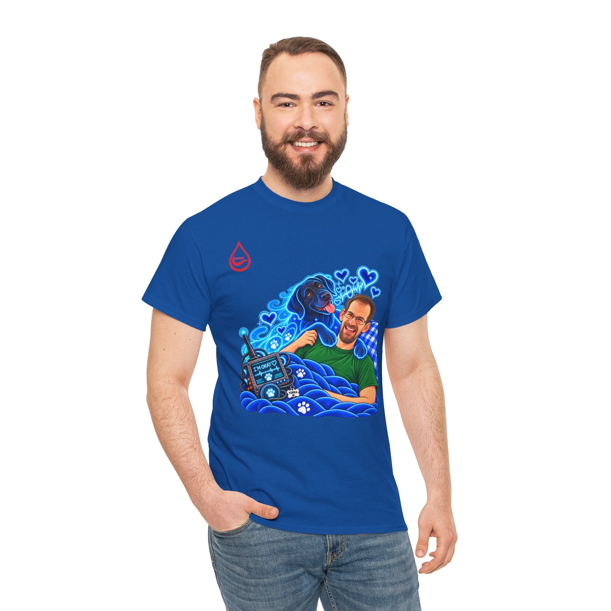 BS WETWEAR MY DOG IS BETTER THAN MEDICINE T-SHIRT