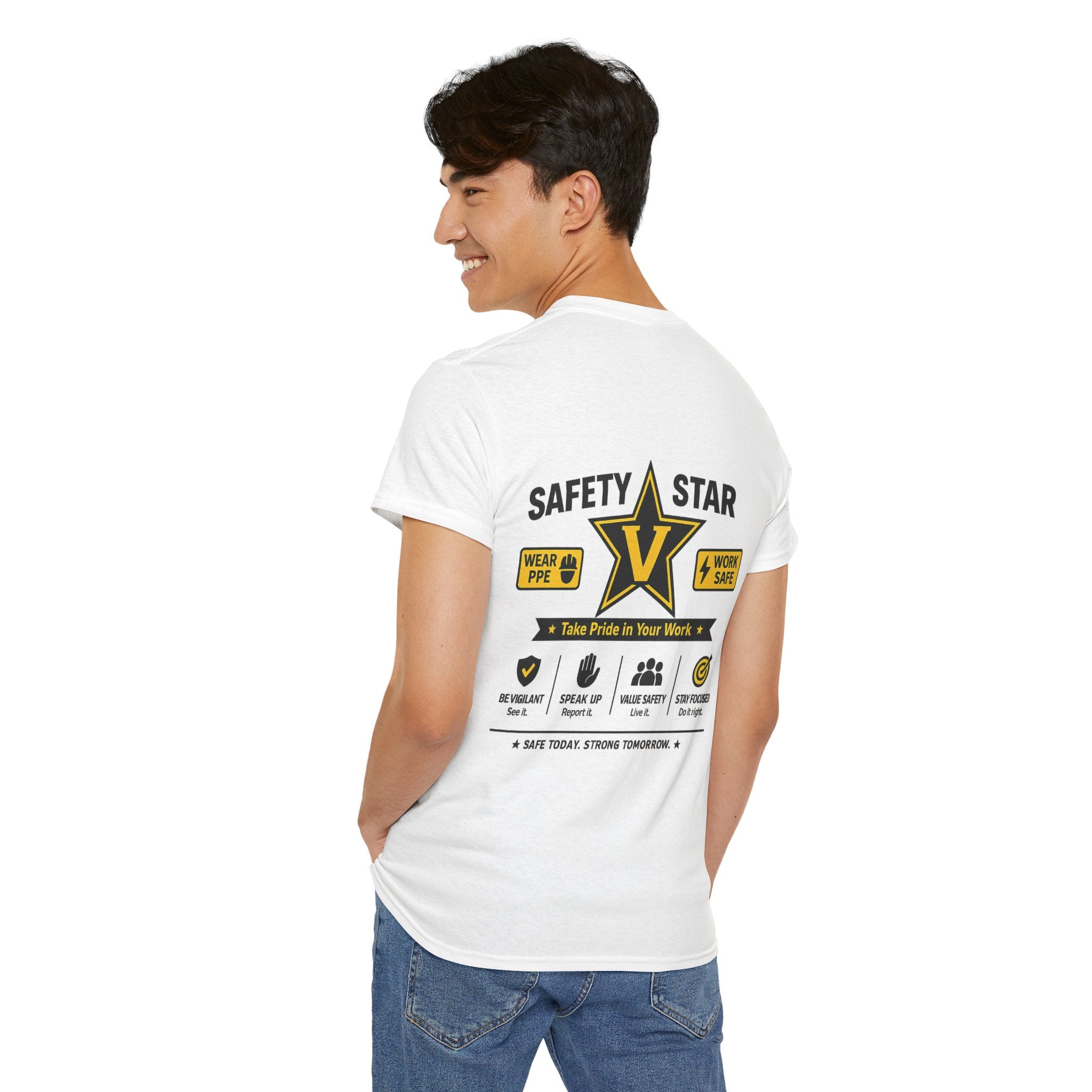 BS WETWEAR SAFETY STAR V T-SHIRT