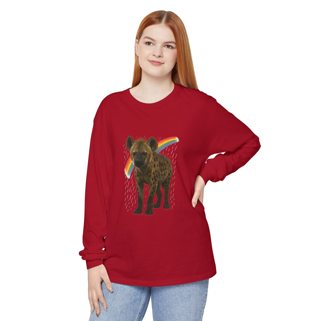 BS WETWEAR SOAKED & SASSY HYENA LONG SLEEVE T-SHIRT