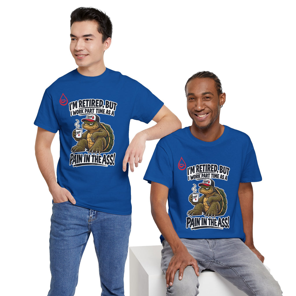 BS WETWEAR PROFESSIONAL RETIRED TROUBLEMAKER TURTLE T-SHIRT