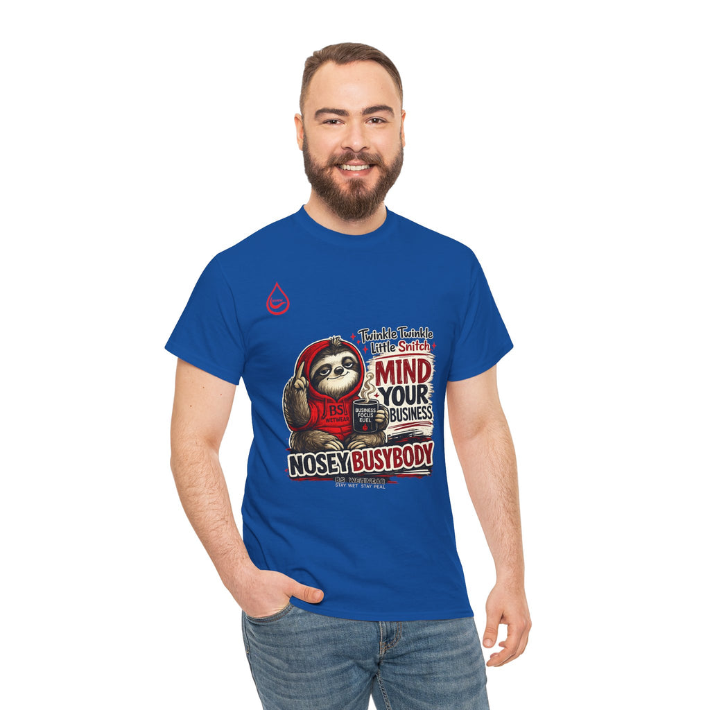 BS WETWEAR COFFEE FIRST GOSSIP NEVER T-SHIRT (PG)