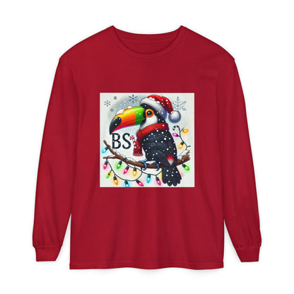 BS WETWEAR  CHRISTMAS TOUCAN LONGSLEEVE T-SHIRT