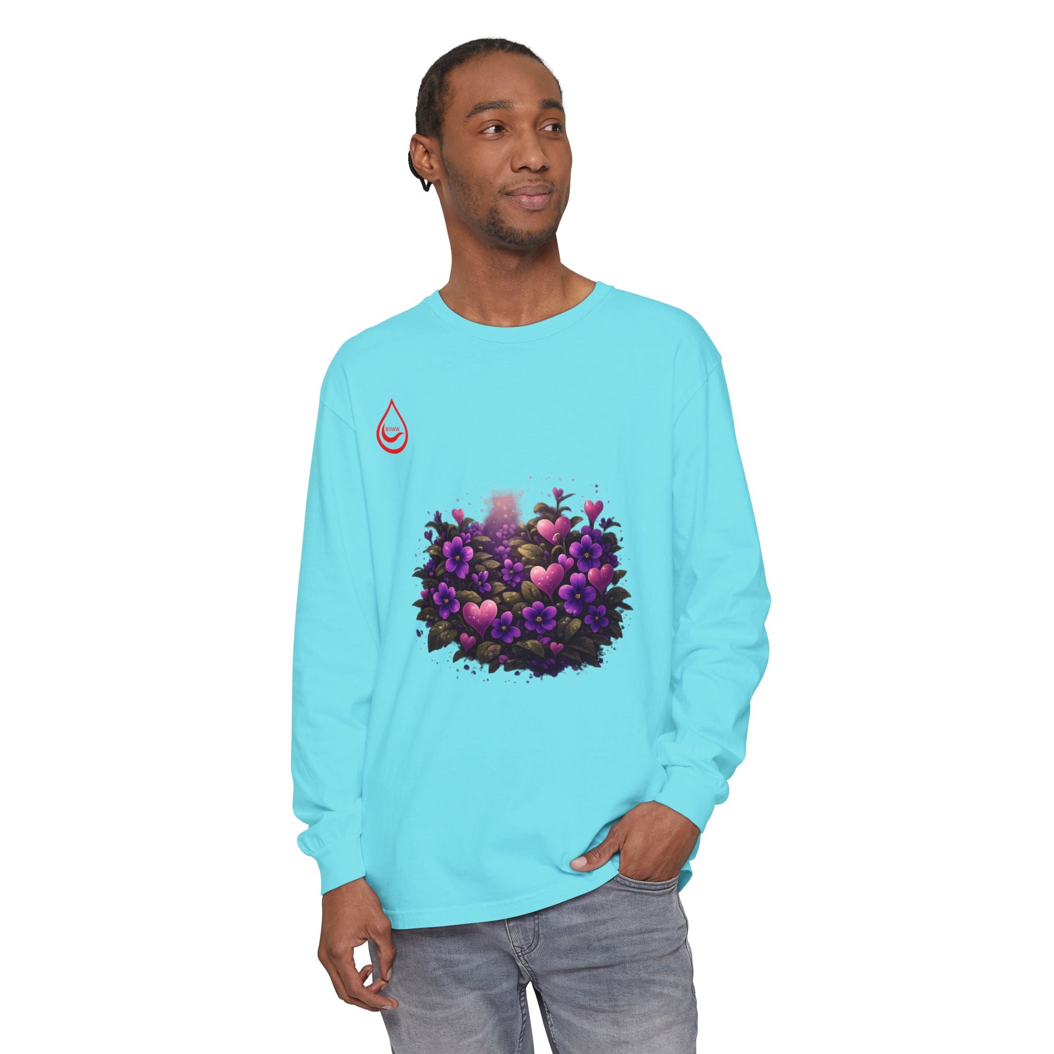 BS WETWEAR WHERE LOVE GROWS LONG SLEEVE T-SHIRT