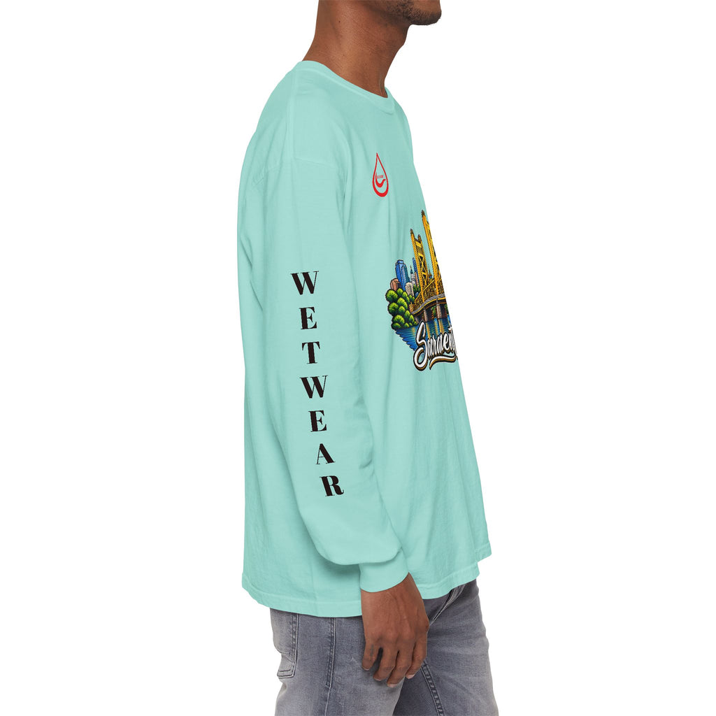 BS WETWEAR SACRAMENTO 916 CITY VIBES LONG SLEEVE T-SHIRT