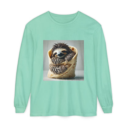 BS WETWEAR SLOTH BURRITO LONGSLEEVE T-SHIRT