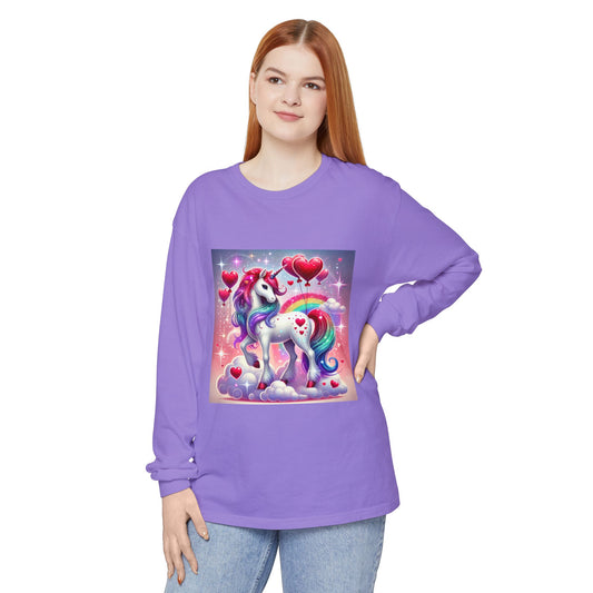BS WETWEAR UNICORN VDAY LONG SLEEVE T-SHIRT