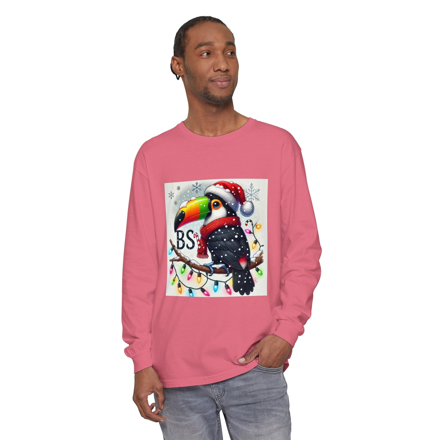 BS WETWEAR  CHRISTMAS TOUCAN LONGSLEEVE T-SHIRT