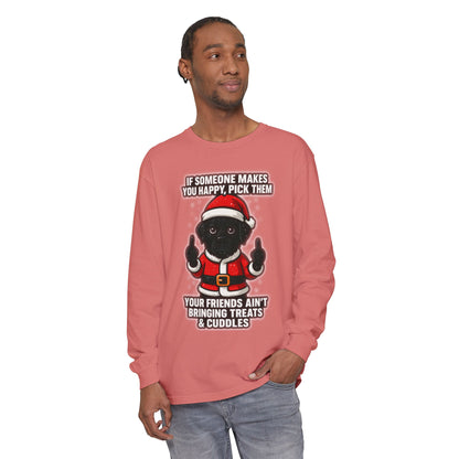 BS WETWEAR  SANTA PAWS: WET, WILD & NAUGHTY LONG SLEEVE T-SHIRT