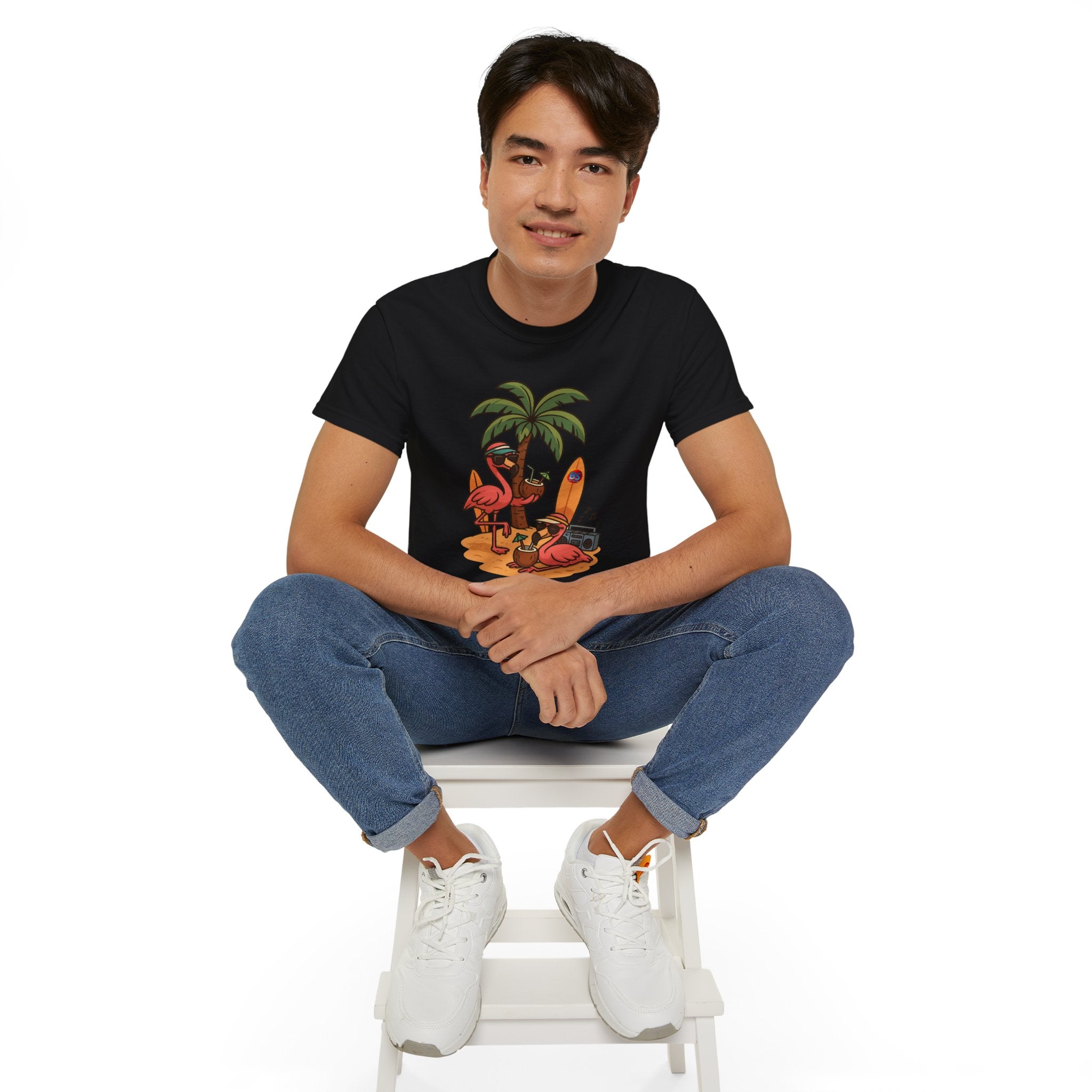 BS WETWEAR FLAMINGO FIESTA MODE T-SHIRT