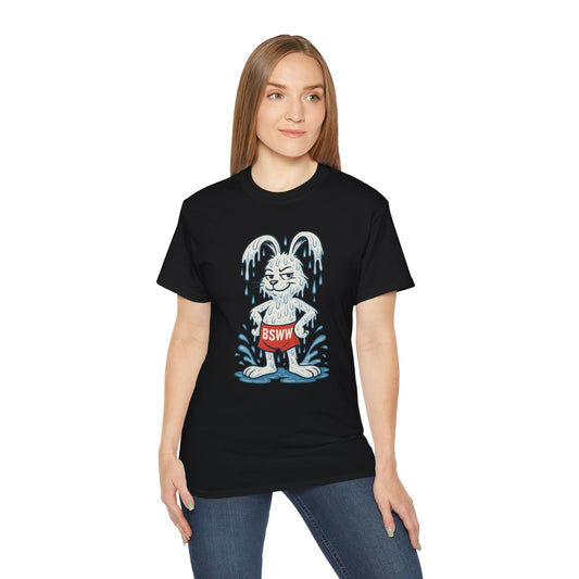 BS WETWEAR WET RABBIT – DRENCHED, DRIPPY, AND DOWNRIGHT LEGENDARY T-SHIRT