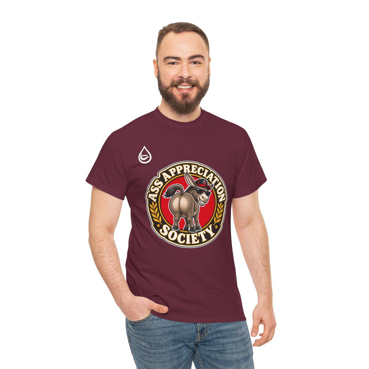 BS WETWEAR CHEEKY DONKEY APPRECIATION SOCIETY T-SHIRT
