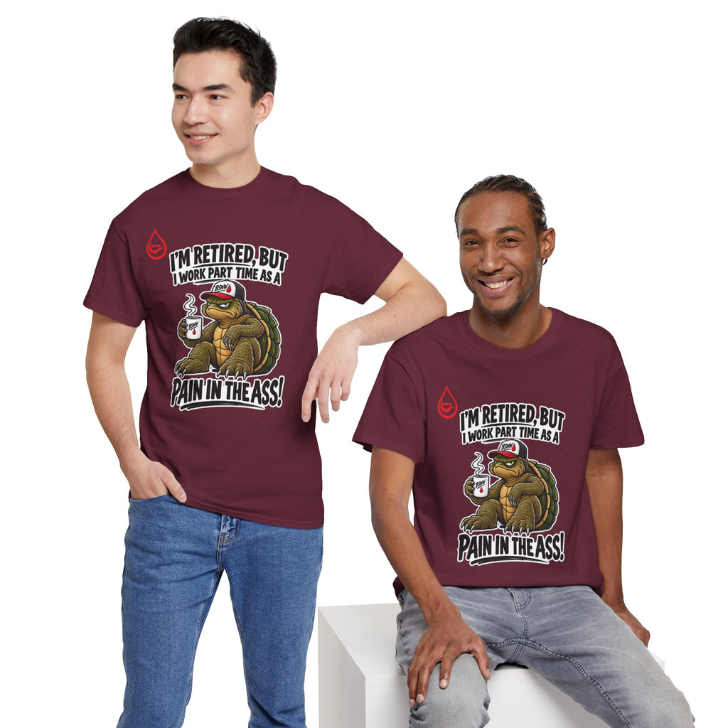 BS WETWEAR PROFESSIONAL RETIRED TROUBLEMAKER TURTLE T-SHIRT