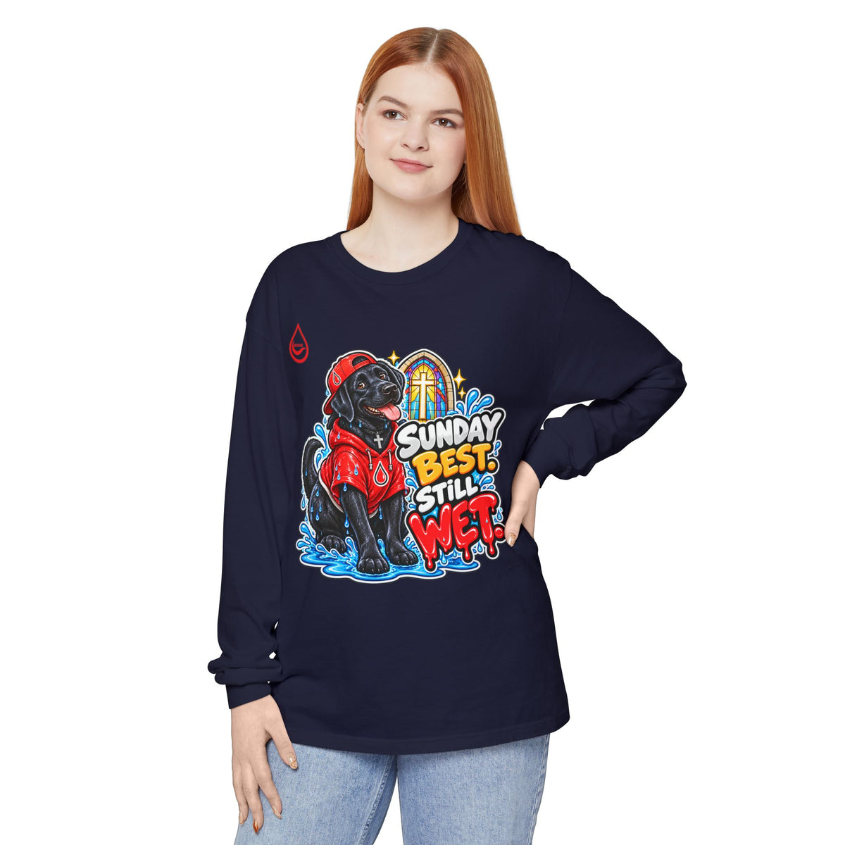 BS WETWEAR SUNDAY SERVICE SPLASH SQUAD LONG SLEEVE T-SHIRT