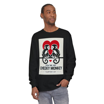 BS WETWEAR DUO MONKEY VDAY LONG SLEEVE T-SHIRT